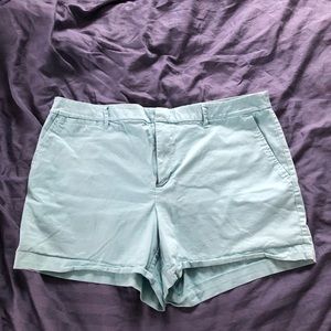 Teal shorts